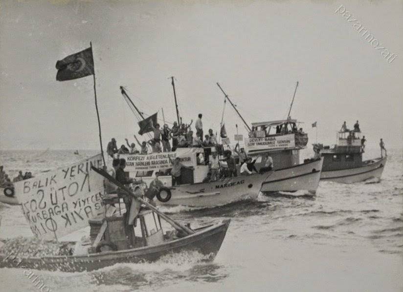 Balıkçılar eylemde