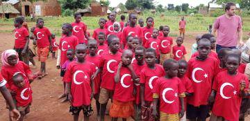 Orta Anadolu’dan Orta Afrika’ya kuyu yardımı