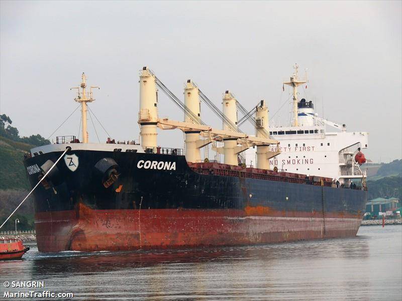 Karantinaya alınan ilk ticaret gemisi: M/V CORONA