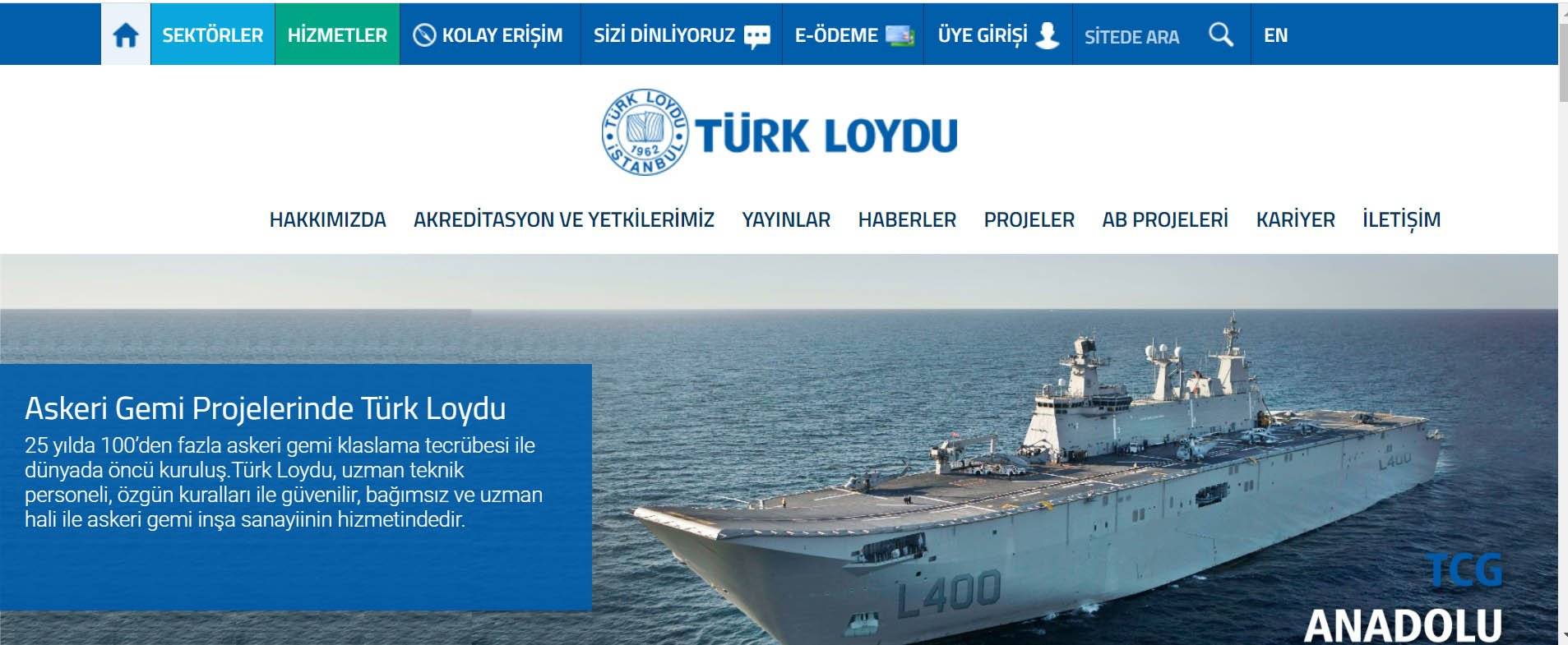 IACS ÜYELİĞİ TÜRK LOYDU’NA KÜRESEL DENİZCİLİKTE KATMA DEĞER OLDU