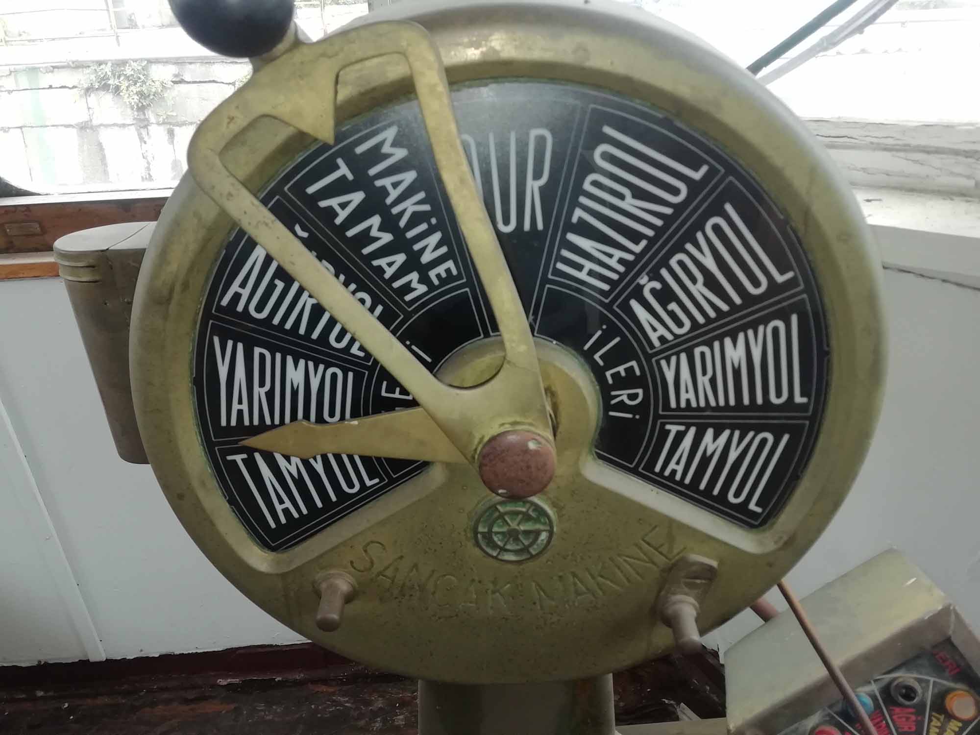 dümen makine telgrafı 12