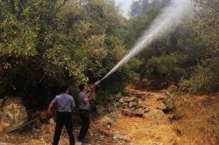 Donanmadan Yangınla Mücadeleye destek