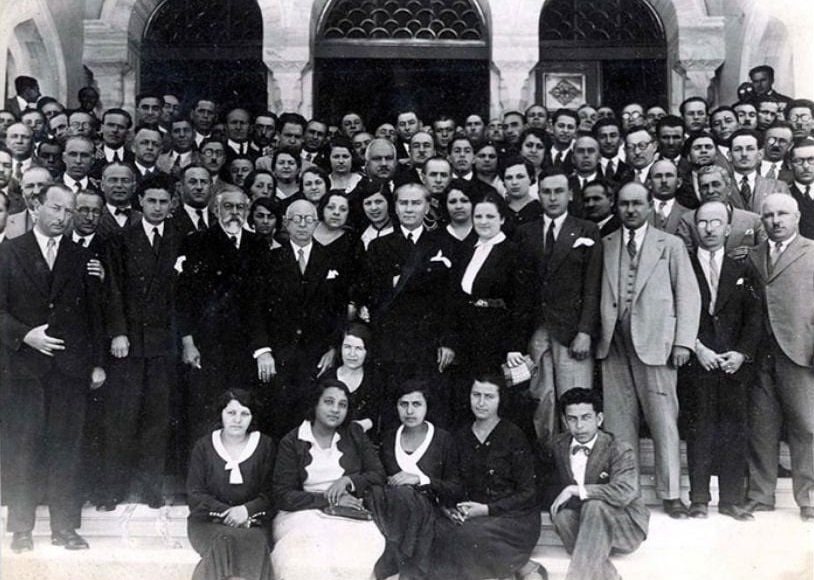 Atatürk Ankara’da Dil ve Tarih Coğrafya Fakültesi açılışında
