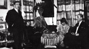 Atatürk ve Latife Hanım, Çankaya Köşkü’nde