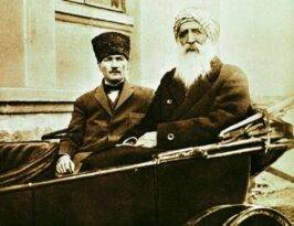 Atatürk, Tunceli milletvekili Diyap Yıldırım ile birlikte