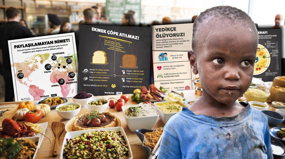 735 MİLYON İNSAN AÇLIK ÇEKİYOR AMA 1 MİLYAR ÖĞÜN GIDA ATIK OLUYOR