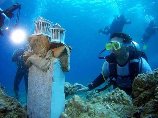 Muğla'da su altı sergisi ziyarete açıldı