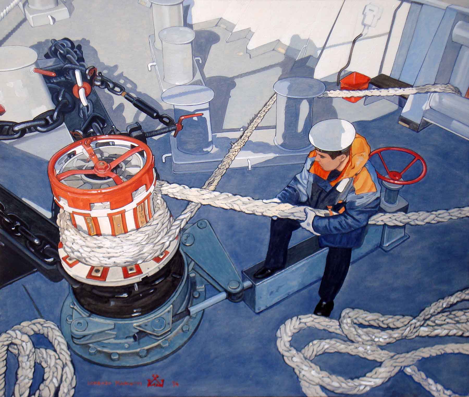 İTALYAN RESSAMDAN DENİZ VE ÖTESİ