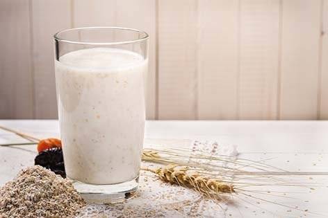 Yogurt,With,Wheat,Bran,As,A,Drink,For,Improving,The