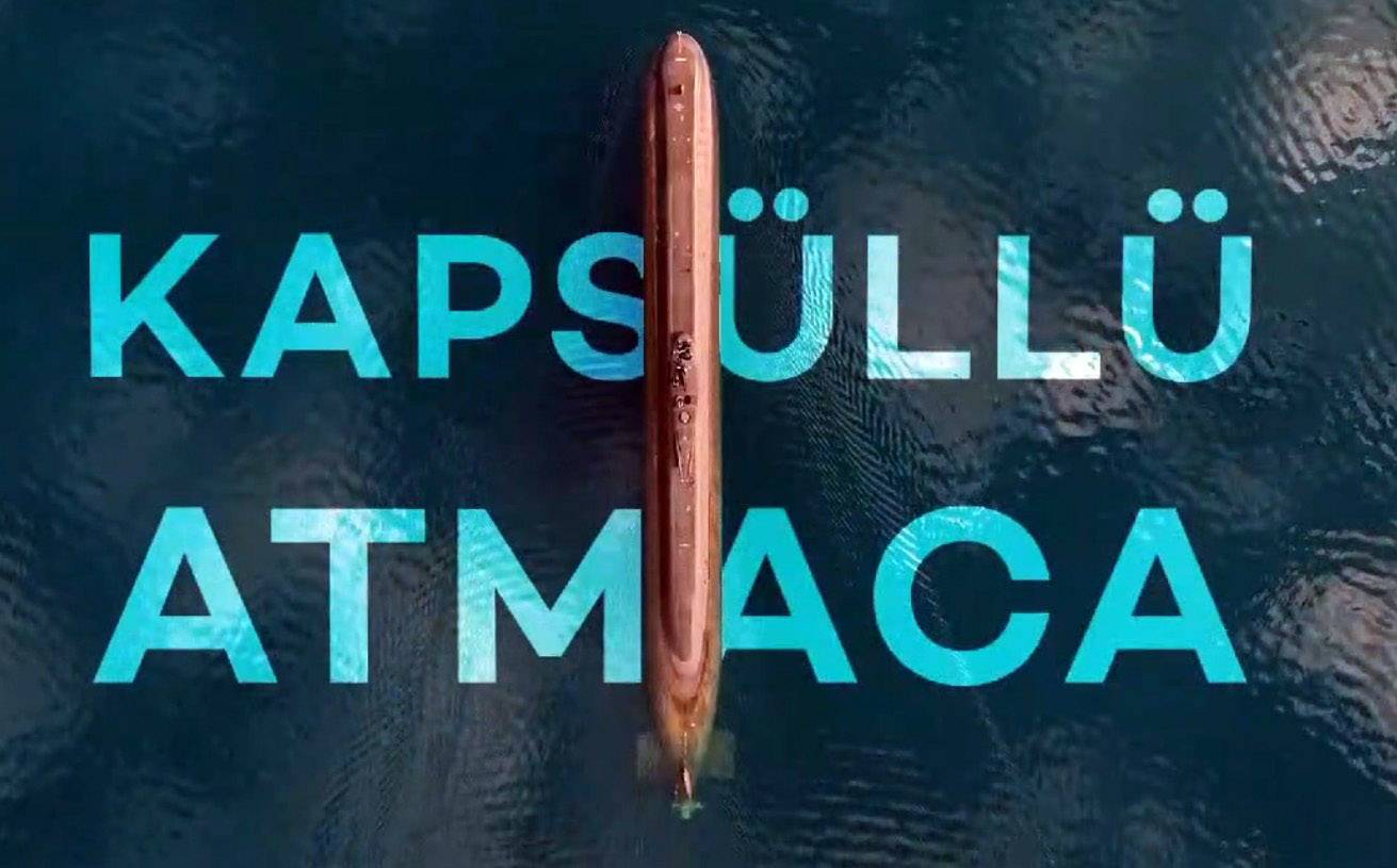 SUALTINDAKİ TCG PREVEZE DENİZALTISINDAN SUÜSTÜNE ATMACA