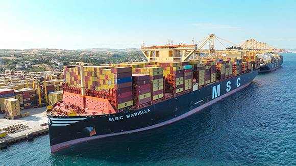 ASYA PORT’A MSC MARIELLA İLE GELEN REKOR