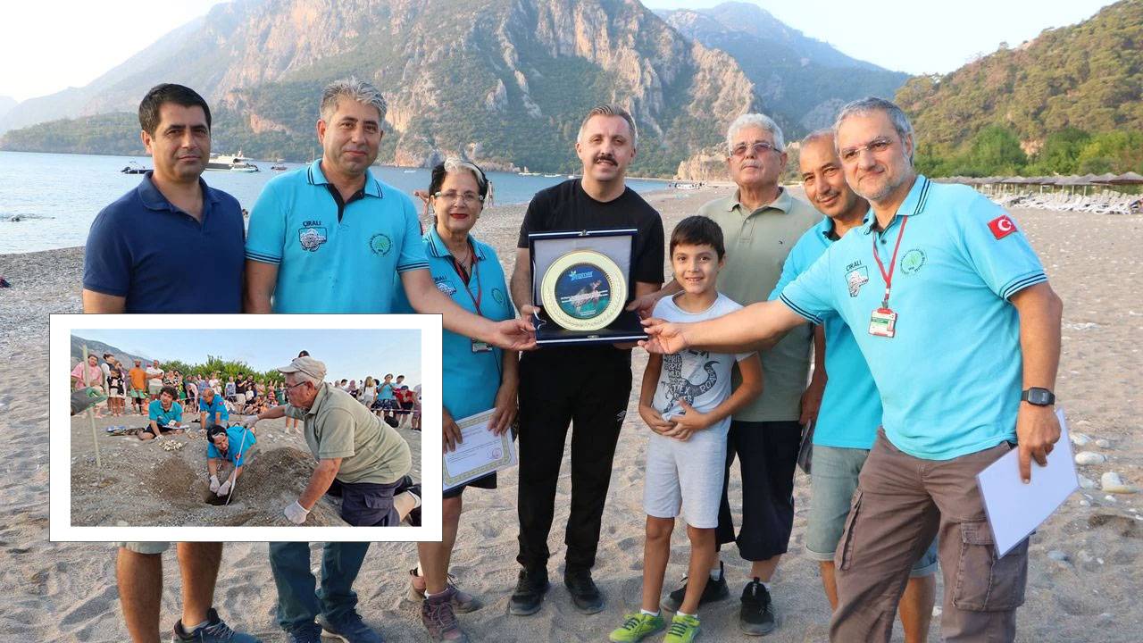 CARETTA CARETTA SEVGİSİ PLAKETLE TAÇLANDI