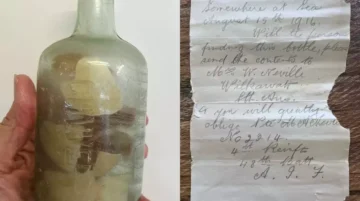 İKİ ASKERİN 109 YIL ÖNCE DENİZE ATTIĞI MEKTUPLAR ORTAYA ÇIKTI!