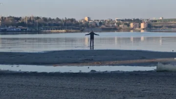 TEKİRDAĞ’DA TEDİRGİN EDEN GÖRÜNTÜ… DENİZ 20 METRE ÇEKİLDİ
