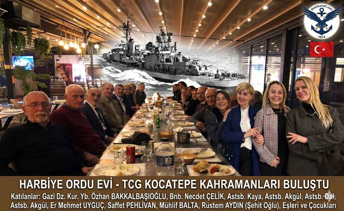TCG KOCATEPE GAZİLERİ HARBİYE’DE BULUŞTU