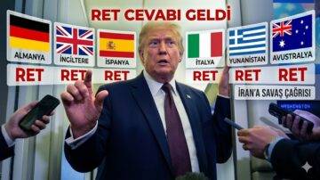TRUMP İRAN’A SAVAŞ İSTEDİ PEŞPEŞE DUVARA TOSLADI