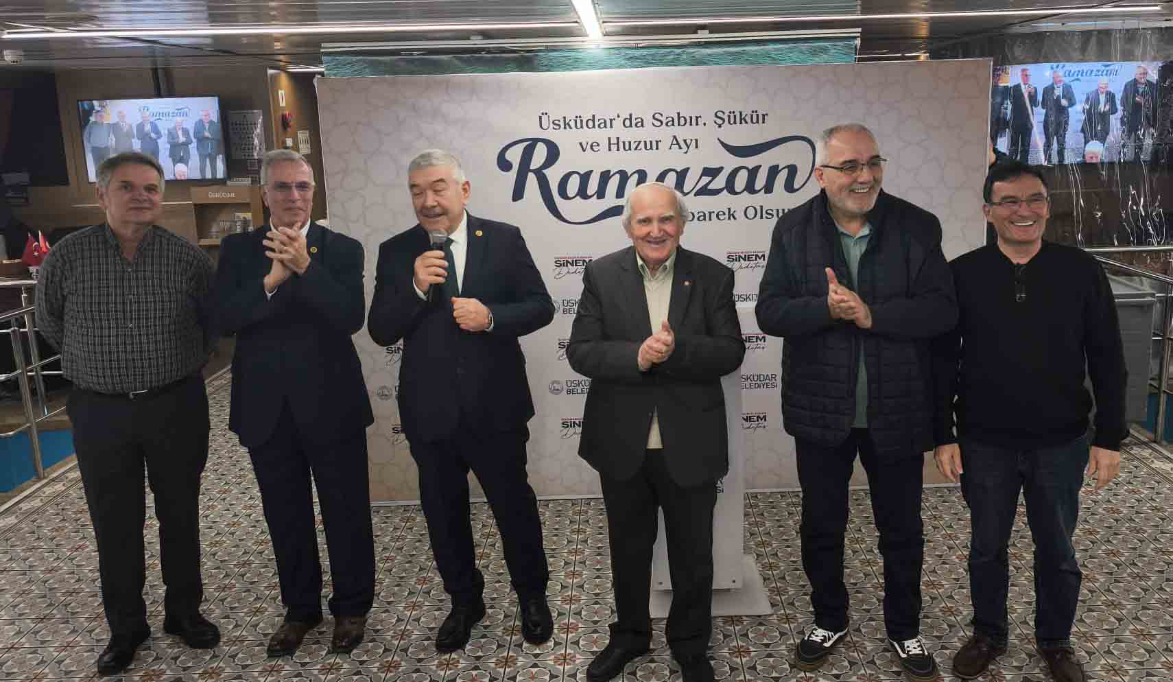 DENİZCİLİK VE TERSANE MENSUPLARI DERNEĞİ’NDEN VALİDE SULTAN GEMİSİNDE İFTAR