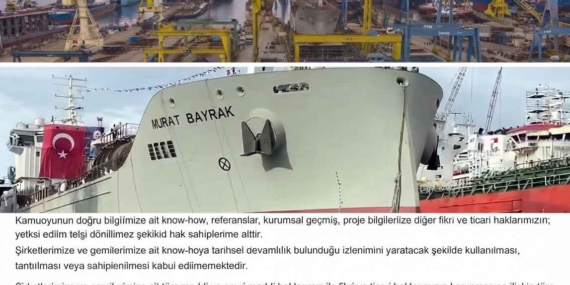 ÇEKSAN TERSANESİ VE BAYRAK AİLESİNDEN AYRILIK AÇIKLAMASI