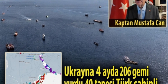 KAPTAN CAN: “UKRAYNA 4 AYDA 206 GEMİ VURDU, 40 TANESİ TÜRK SAHİPLİ. BU BİR SAVAŞ SUÇUDUR”